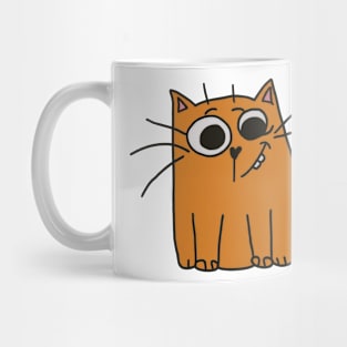 Funny Orange Cat Mug